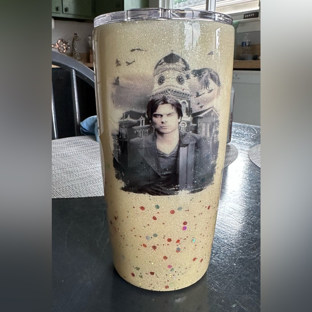 Team Damon Glitter Tumbler - Picture 6 of 6